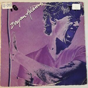 Bryan Adams Debut Album Classic Rock Vinyl Record 1980